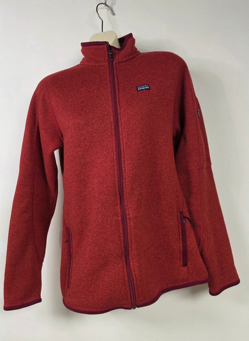 Patagonia Better Sweater Fleece Jacket Red Brick Women’s M missing tag 0076